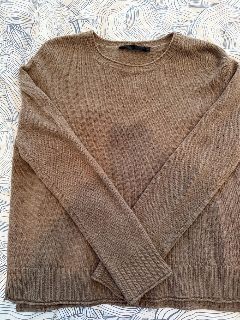 Jenni Kayne Taupe Crewneck Sweater